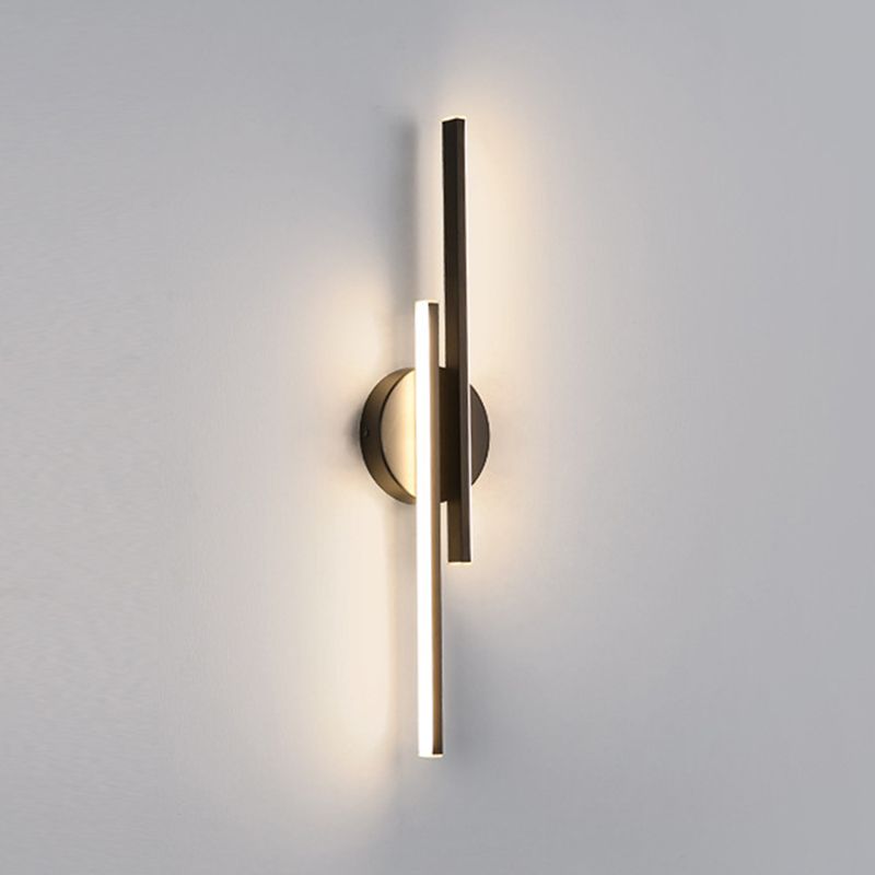Modern Geometric Wall Mount Lamp Metal 2 Lights Wall Light Fixture