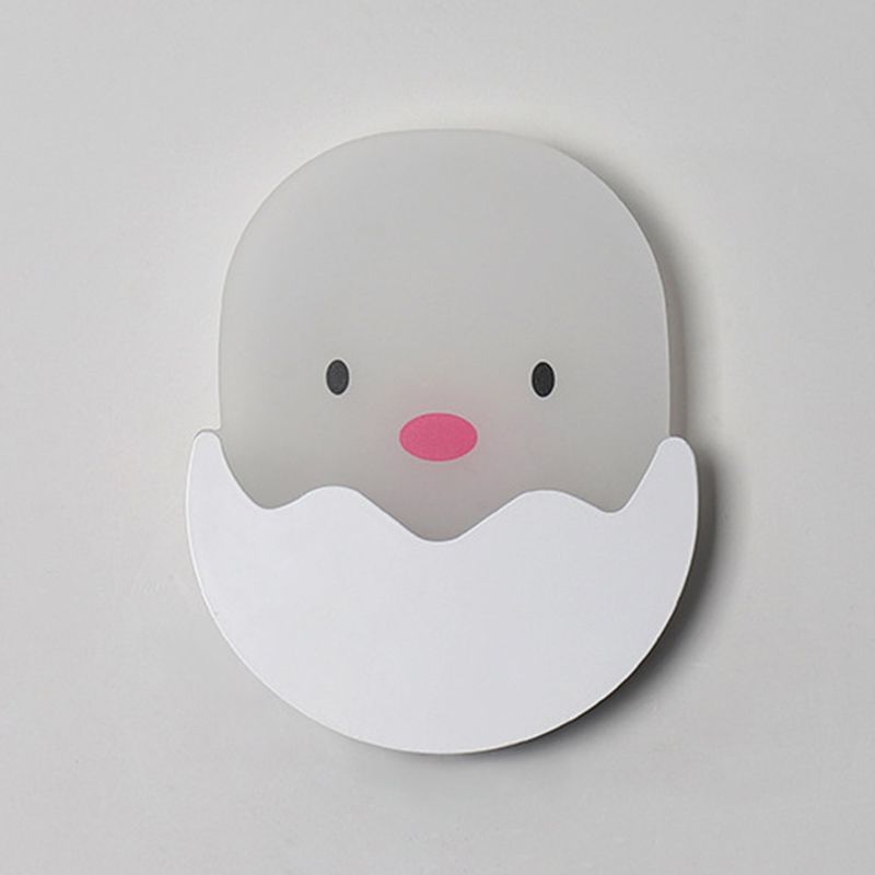 Fispositivi da parete in stile creativo cartone animato Light Acrilic Wall Light per camera da letto