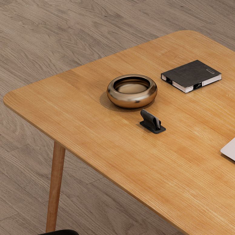 Simplicity Rectangle Dining Room Table Pine Solid Wood Table with 4 Legs
