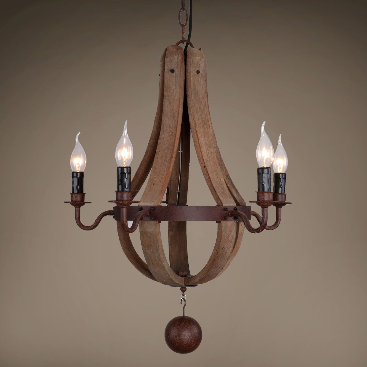Candle-Style Chandelier Lighting Fixtures Traditional Multi-Head Suspension Light Restaurant