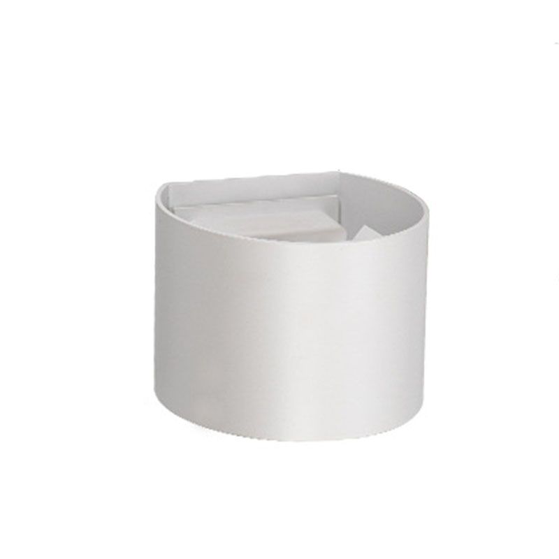 Lampada a parete da esterno a 2 luci moderne con parete in alluminio per giardino