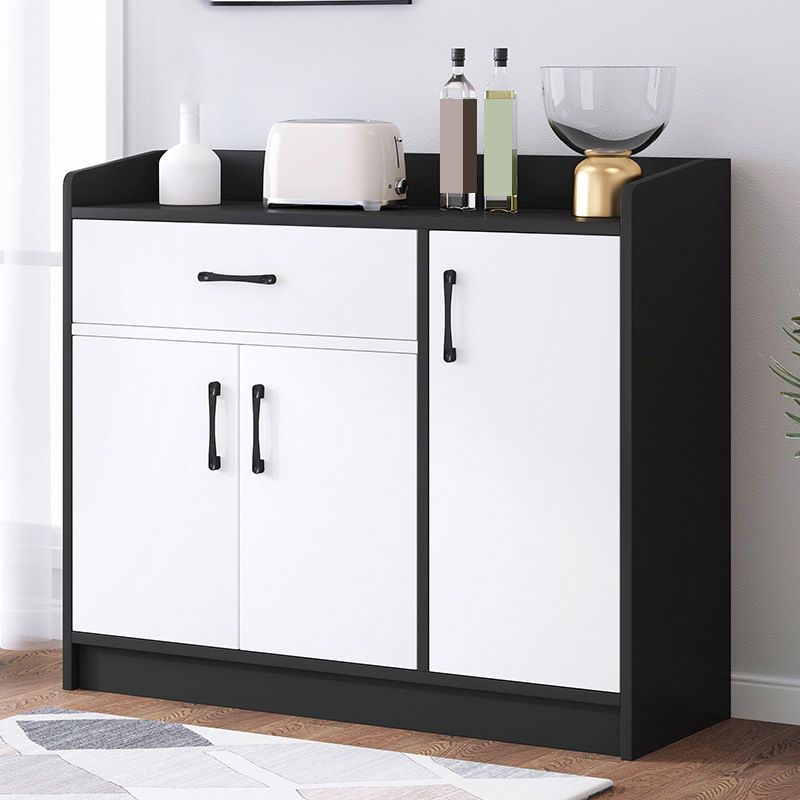 13.77" Wide Accent Chest with Drawer Contemporary Wood Chest with Door