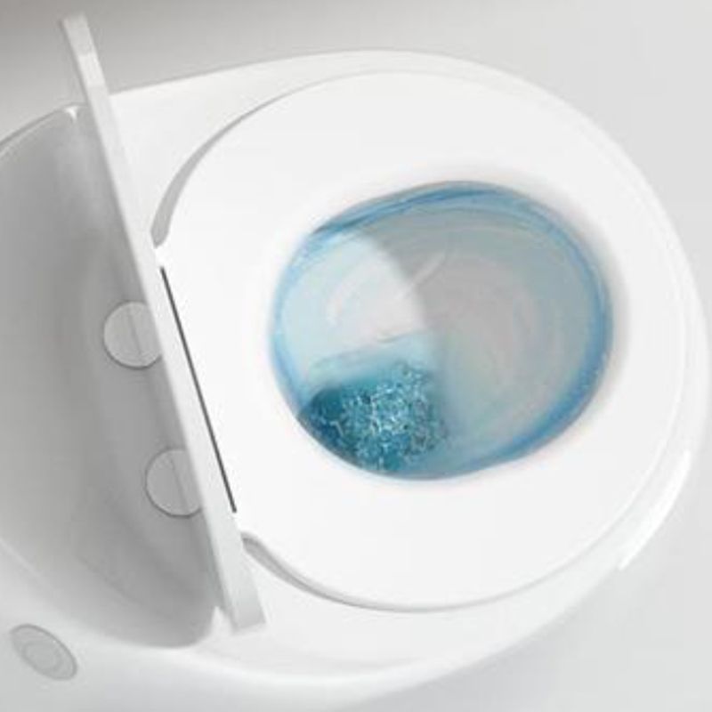 Contemporary Floor Mounted Flush Toilet Siphon Jet Urine Toilet for Washroom