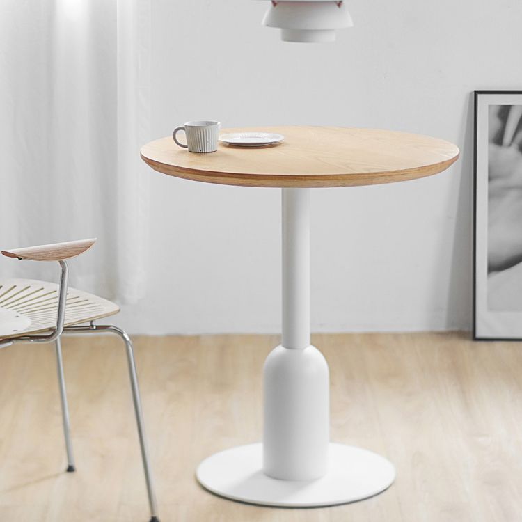 Industriestil Essstandort Tabelle MDF Esszimmermöbel mit Sockelbasis