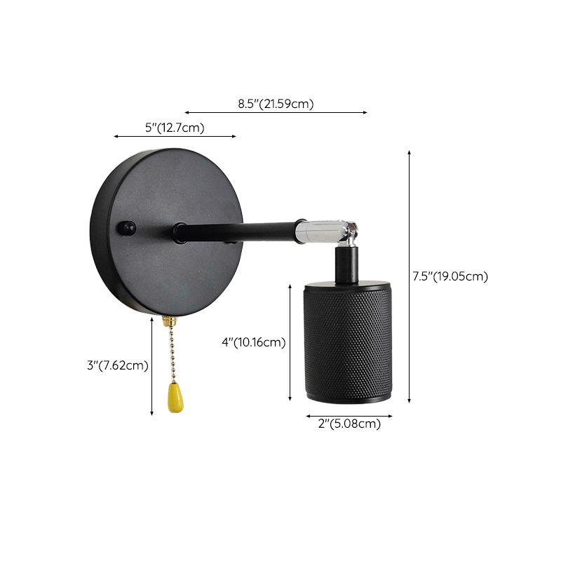 Contemporary Metal Wall Sconce Linear Shape Wall Light for Living Room