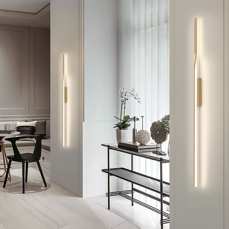 Bar geformte Flurwand Wandleuchte Acryl -Einfachheit LED -Wandbeleuchtung