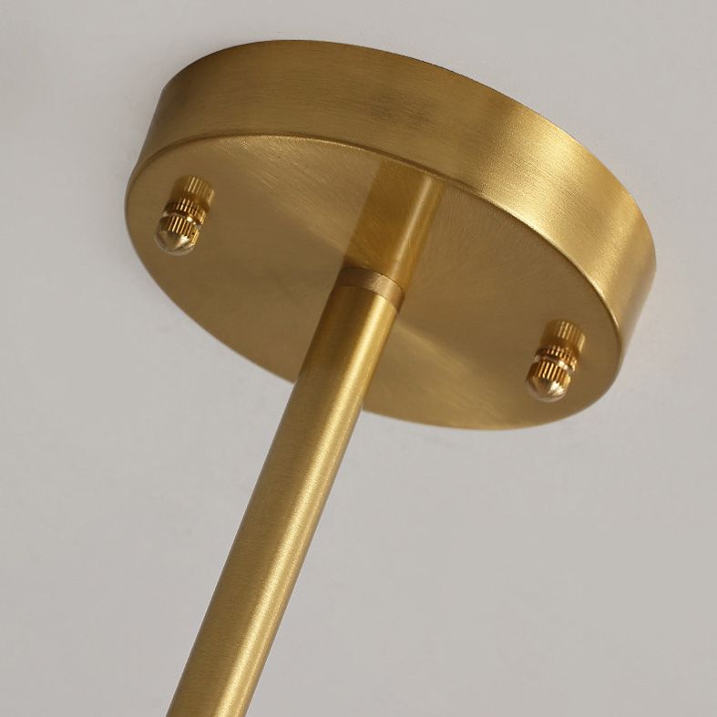 Globe Chandelier Light Fixture Modern Simplicity Crystal Pendant Lighting for Restaurant