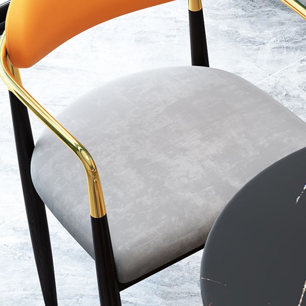 Glam 1/4/5 Pieces Dining Set Gold Base and Stone Top Table Kitchen Set for Dining Room