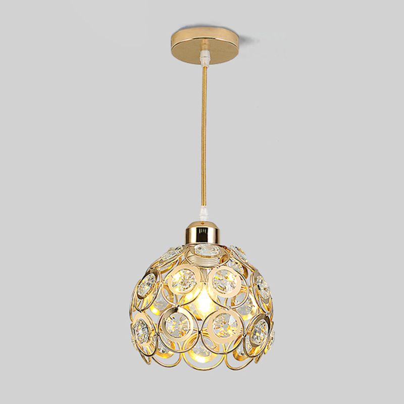 Lampada a sospensione a sospensione in stile moderno a ciondolo in stile 1 corridoio lampada a sospensione