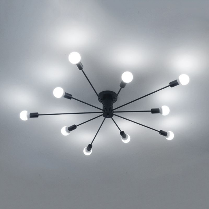 Contemporary Flush Mount Lighting Polish Finish Ceiling Light for Foyer