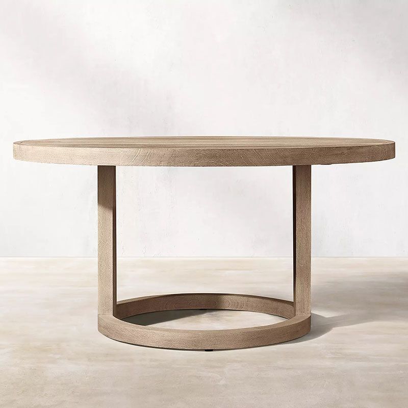 Boho Style Dining Set Wooden Rectangular 1/5/7 Pieces Dining Set