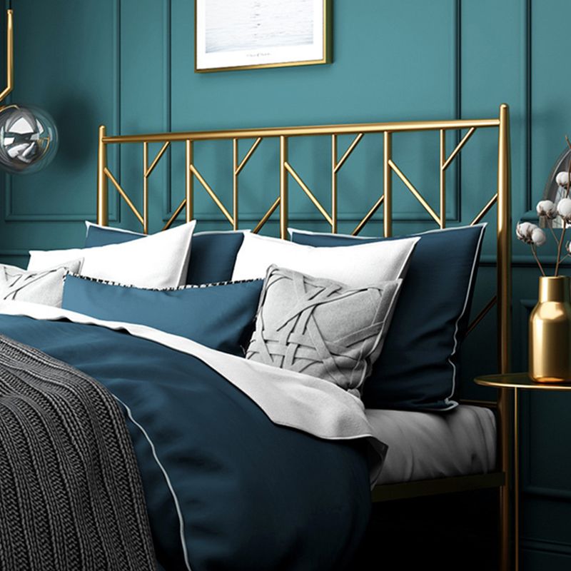 Modern and Contemporary Metal Open Frame HeadboardNo Theme Bed