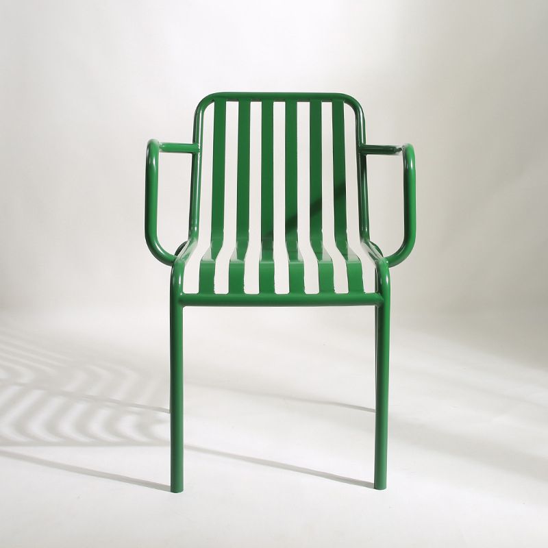 1/2 Pcs Green Bistro Set for Small Places Metal Modern Bistro Table Set