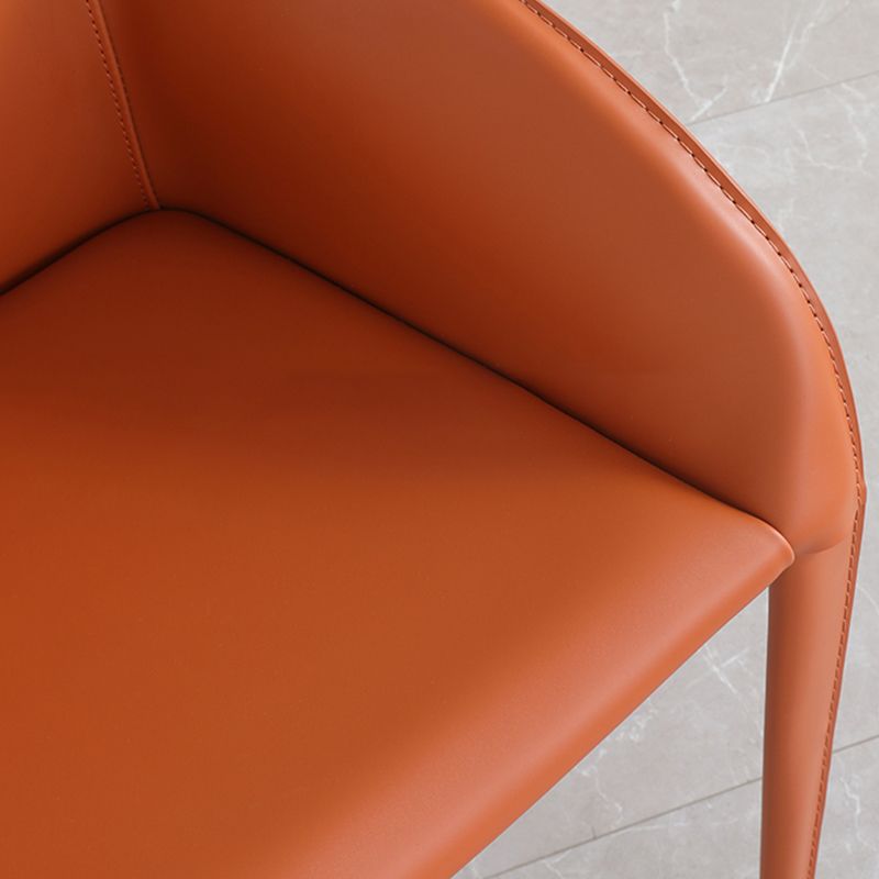 Contemporary Faux Leather Arm Chair Indoor Upholstered Chair