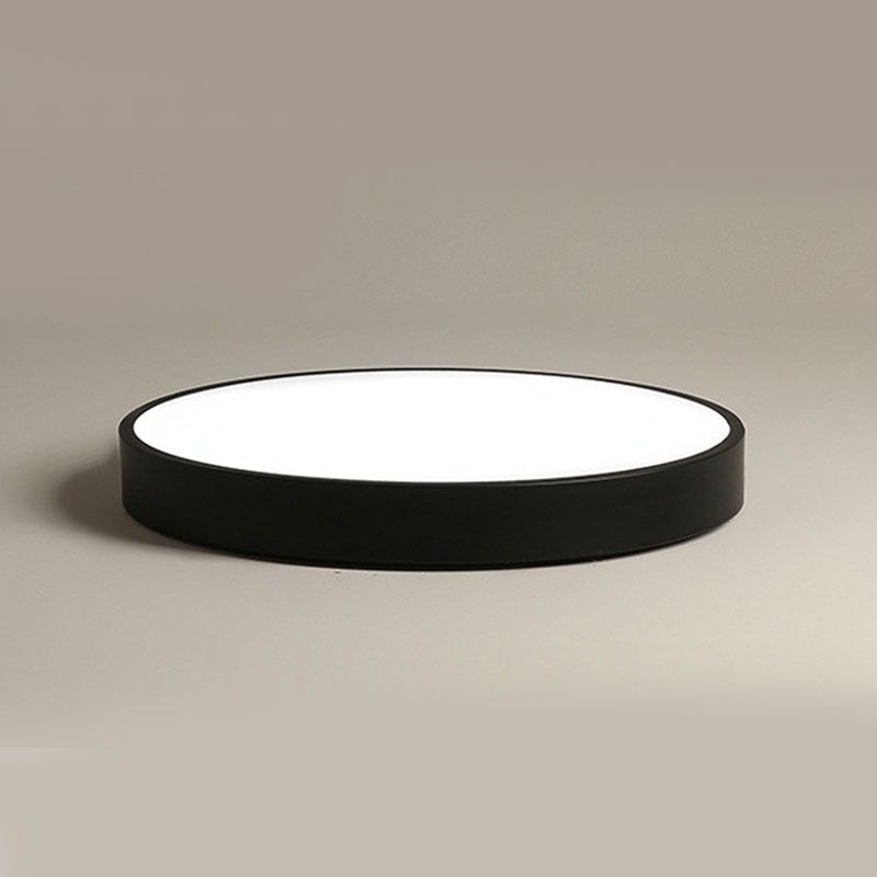 Nordic Modern Style Round Ceiling Lamp Acrylic 1 Light LED Flush Mount Light for Corridor