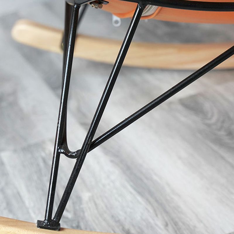 Solid Wood Rocking Chair Modern Rocker Chair with Removable Cushions