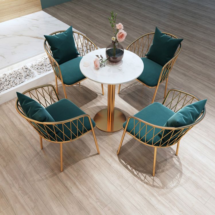 Muebles de lujo tradicionales para el hogar, mesa de mármol para comedor, hogar