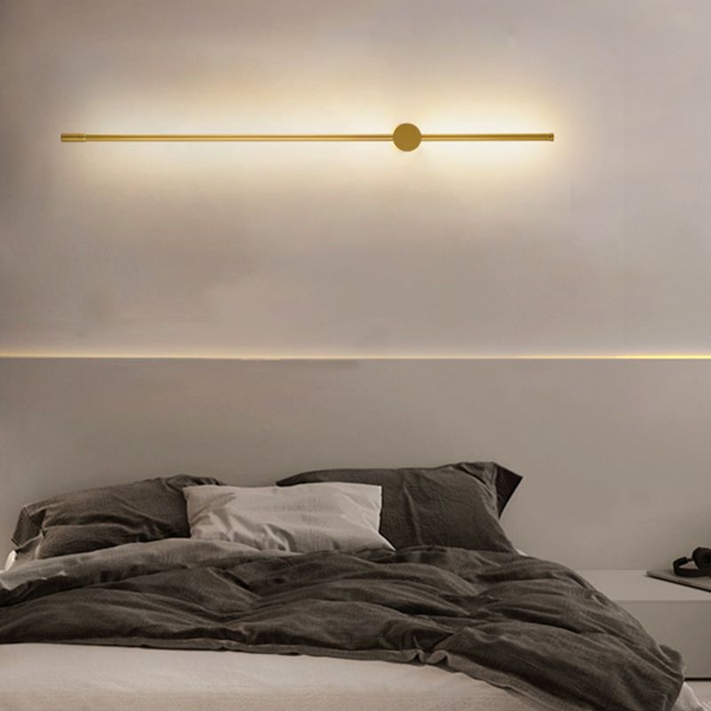 Lineare Schatten Metallwandbeleuchtung moderner Stil 1-Licht-Wandmontage Leuchte Leuchte