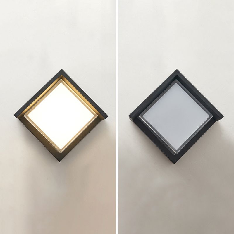 Geometrische Wandbeleuchtung in modernem Acryl 1 leichte LED -Wandlampe im modernen Stil