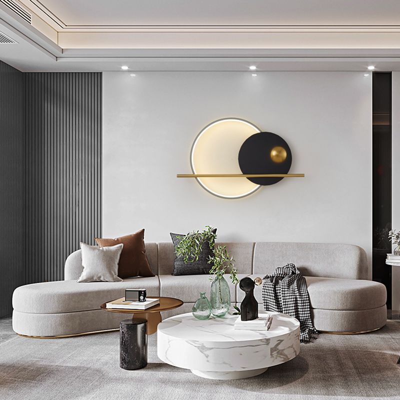Macaron LED Wall Mount Light 1-Light Wall Light with Silica Gel Shade for Bedroom