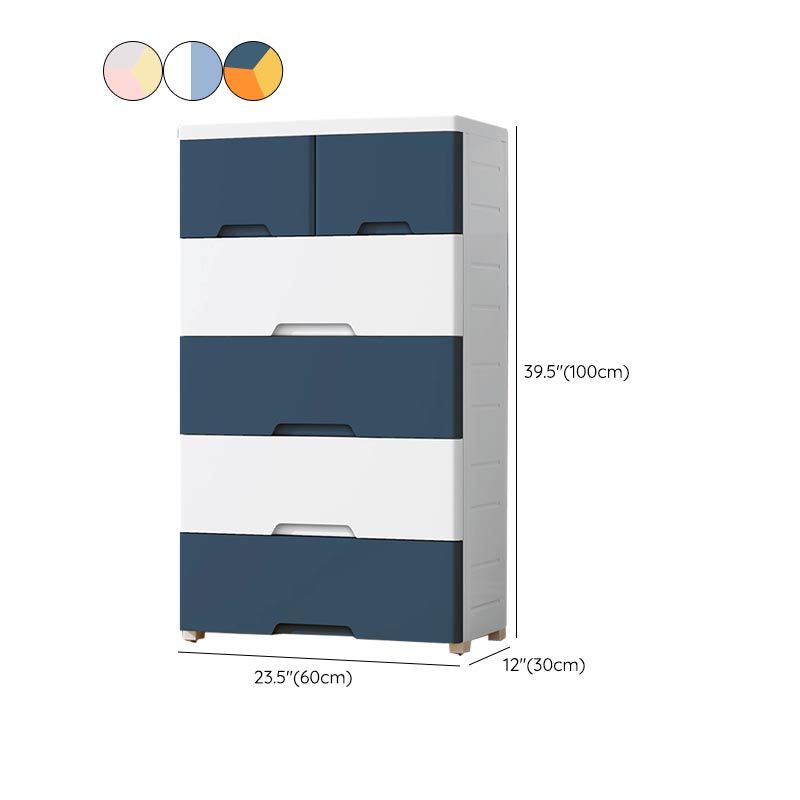 Non-Hanging Armoire with Drawer Contemporary Storage Cabinet