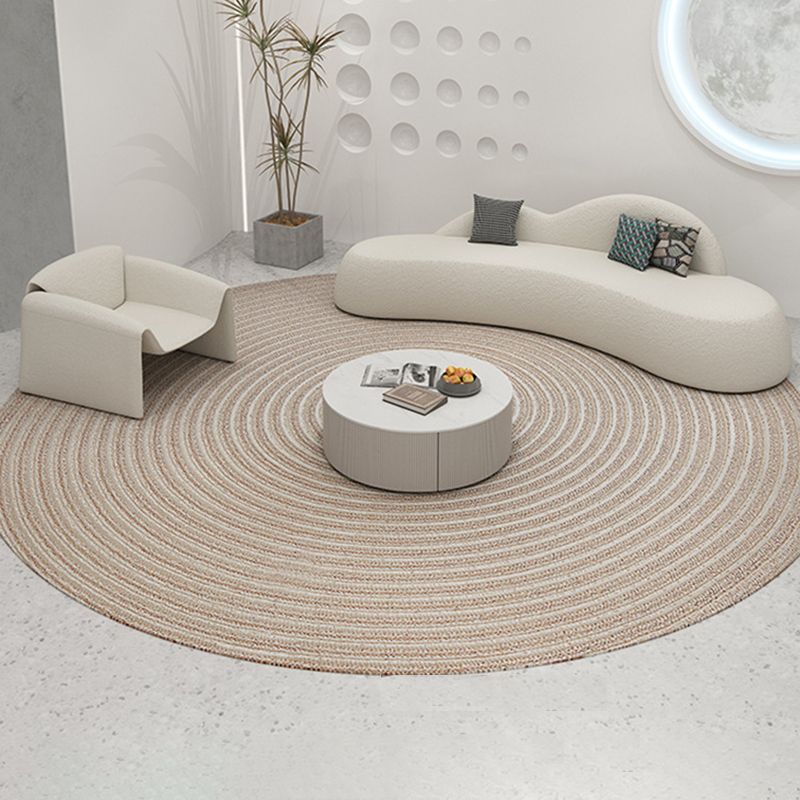 Modern fabric Curved Sofa Armless Sofa with 2 Pillows for Living Room