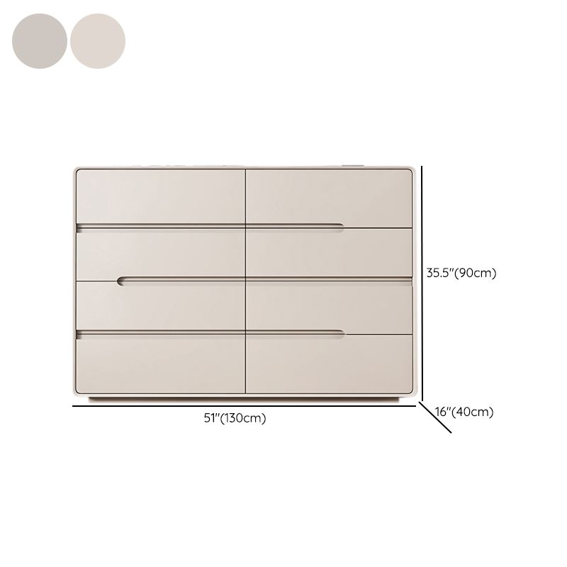 Contemporary Dresser Wooden Storage Chest Dresser with Drawers