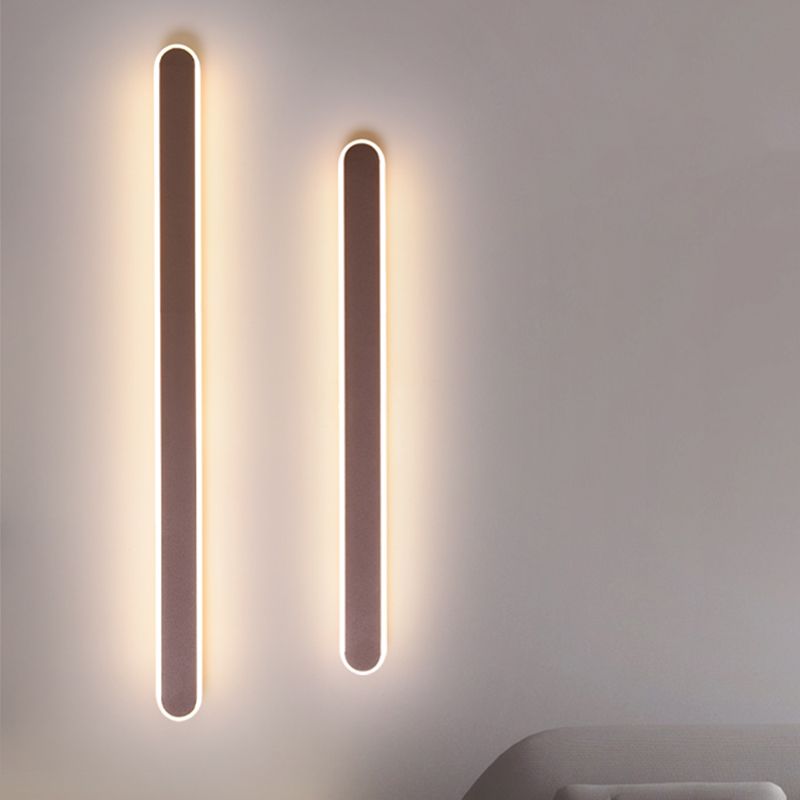 Modern LED Wall Mount Light 1-Light Wall Light with Acrylic Shade for Bedroom