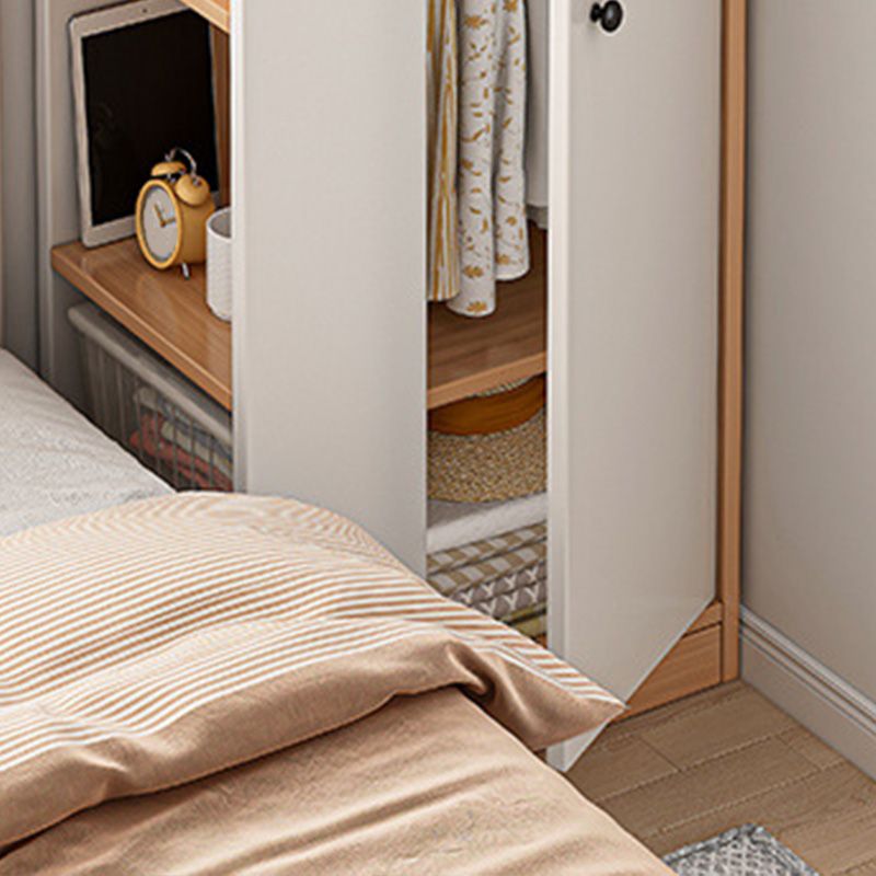 Rectangular Wardrobe Cabinet Modern Simple Home Wooden Wardrobe Closet