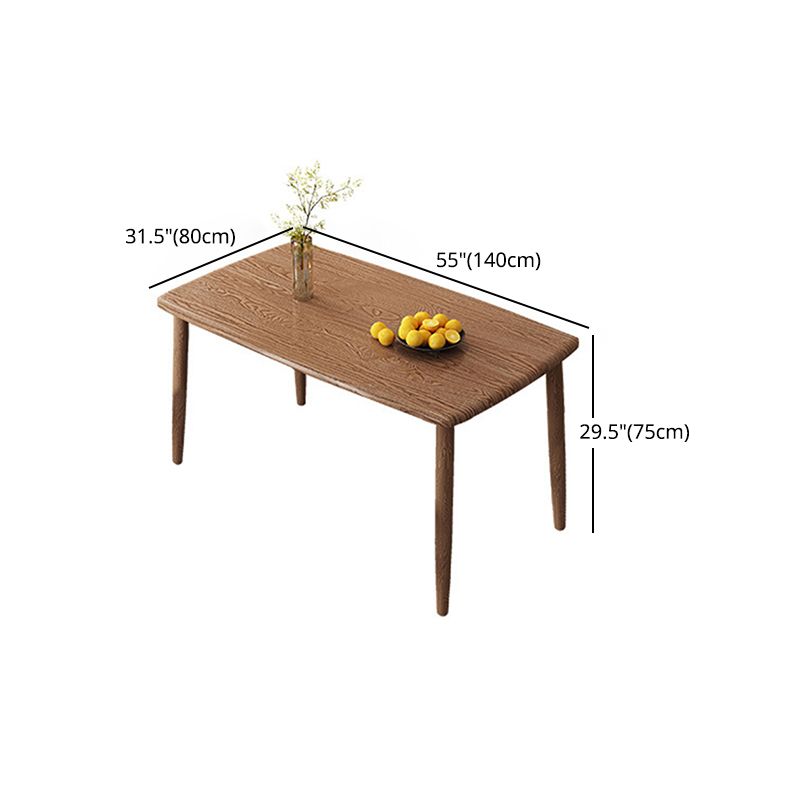 Modern Wood Dining Table Set 1/2/5/7 Pieces Dining Set for Home Use
