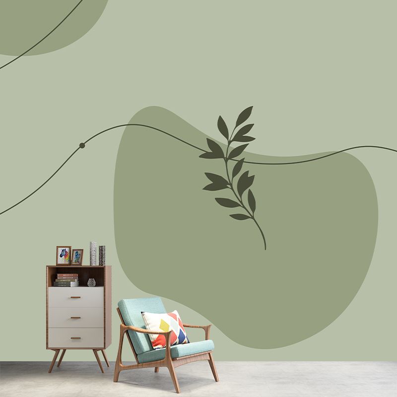 Modern Style Illustration Mural Wallpaper Minimalism Indoor Wall Mural