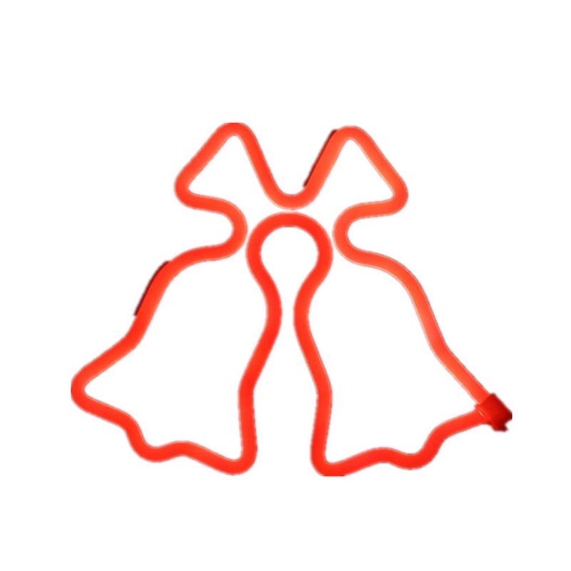 Jingle Bell Mini Lámpara de noche Led de plástico moderno Iluminación de mesita de noche para Navidad