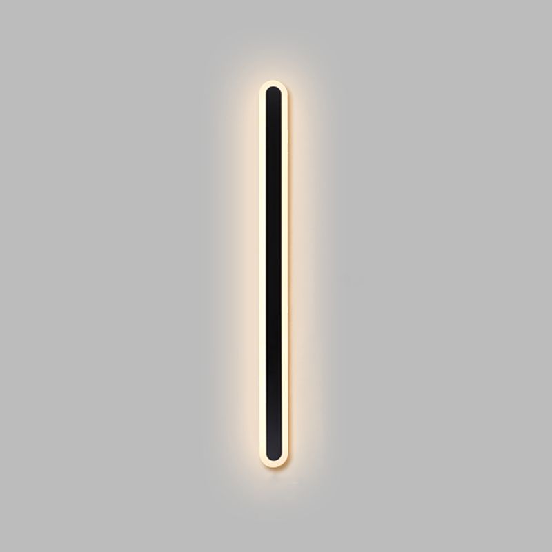 Lineare Form Metall Wandleuchte moderne Stil 1-Licht-Wandbeleuchtung
