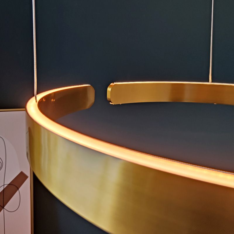 Ring Kronleuchter Leuchte moderne Einfachheit Acrylpendelleuchte für das Restaurant