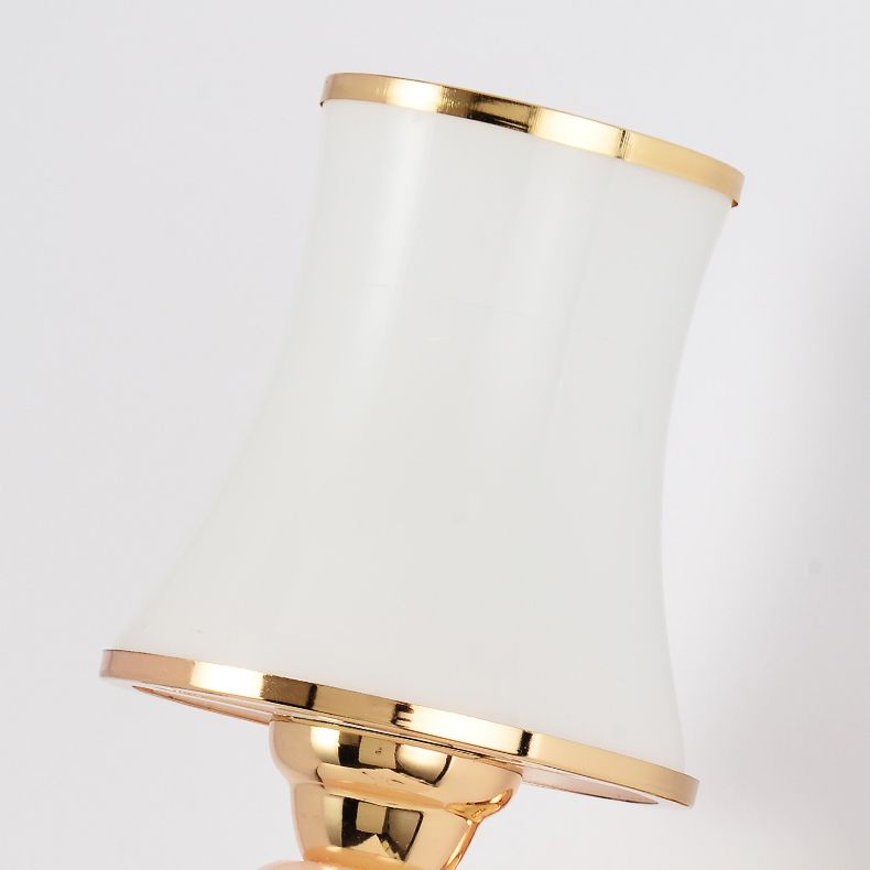 Modern Simple Vanity Light Cylinder Shape Vanity Lamp with Glass Shade for Shower Room