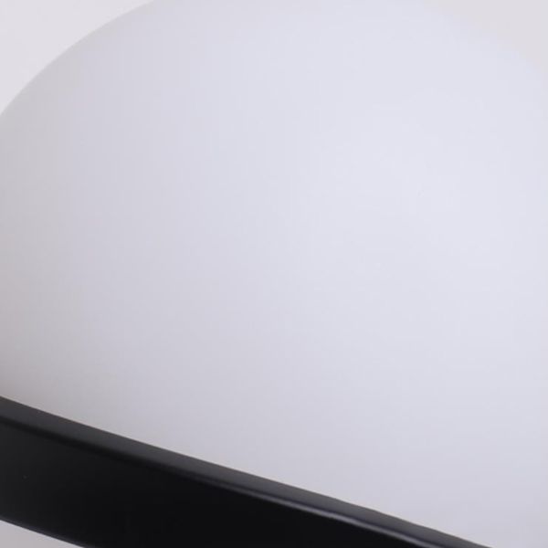 Modernism Globe Bath Vanity Lighting Metal Black/White Light for Bathroom