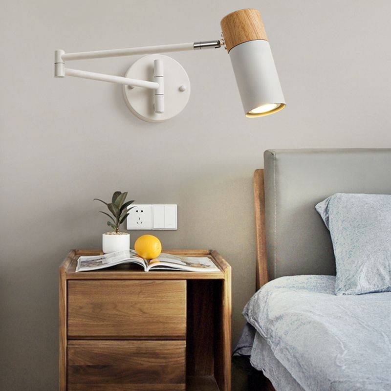 Actualización moderna de pared ajustable ajustable una mezcla de luz montada en la pared blanca