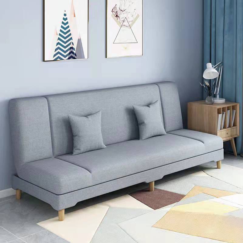 Linen Modern Armless Sleeper for Living Room and Apartment 31.5"