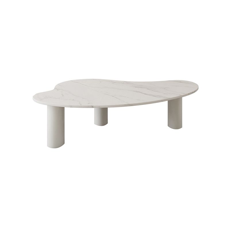 3 Legs Coffee Table Minimalist Slate Coffee Table for Living Room