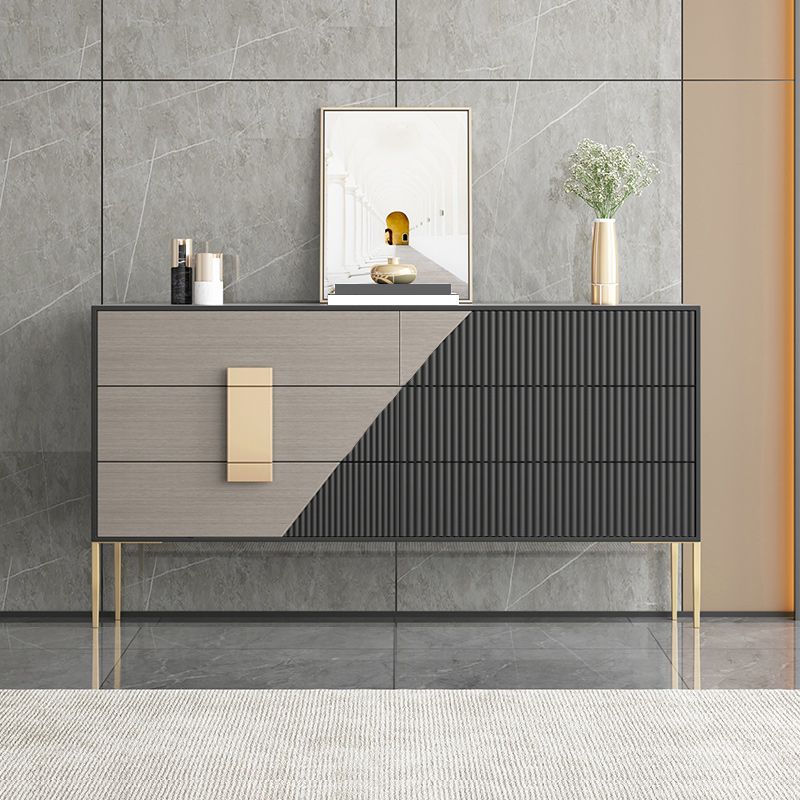 Classic Dresser Glam Storage Chest Dresser with 3/6 Drawers , 15.6 Inch Width