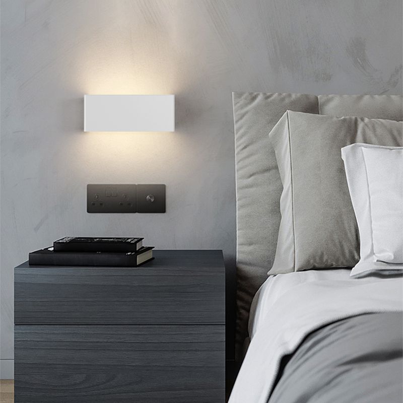 Modern Style Metal Wall Light Geometric Shape LED Wall Washer for Outdoors