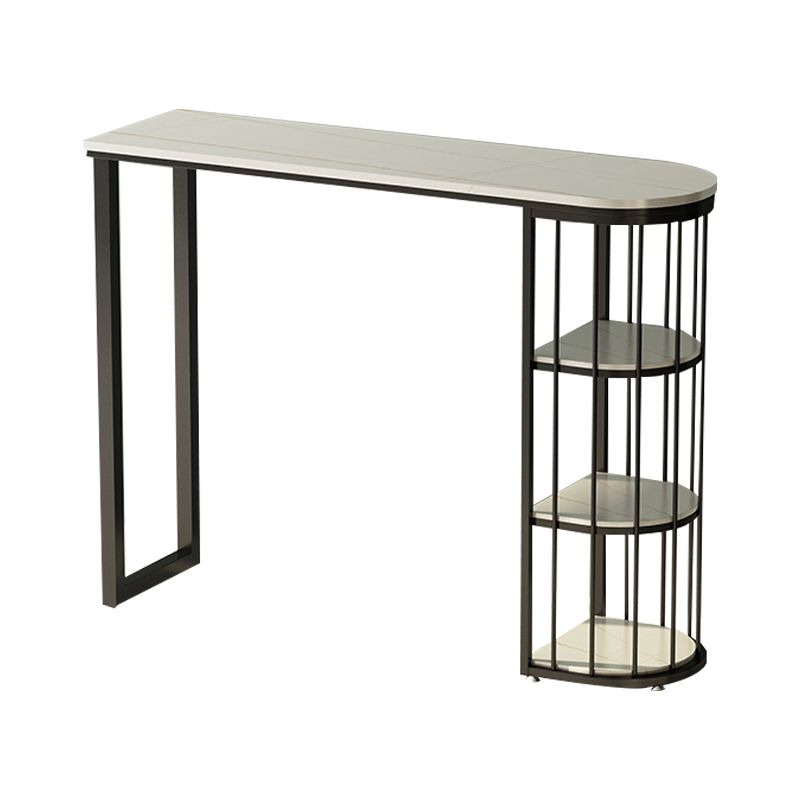 Table de bar à bistrot de bistrot Bern Bern Bern Bern modern Black and White Barn