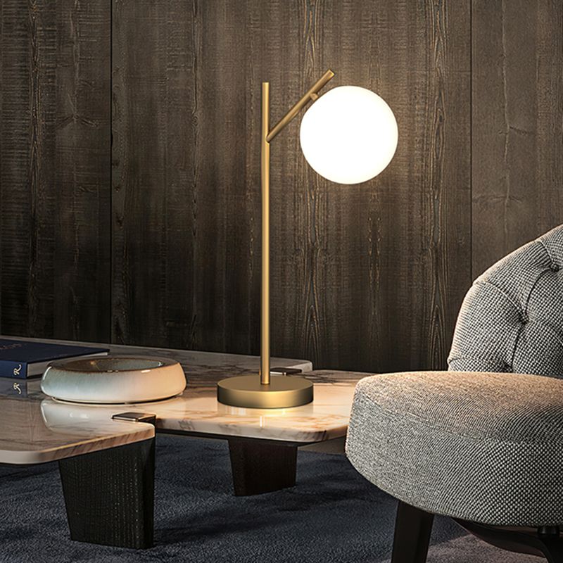 1-Licht globaler Tischlampe Modernes Glas Tischlicht