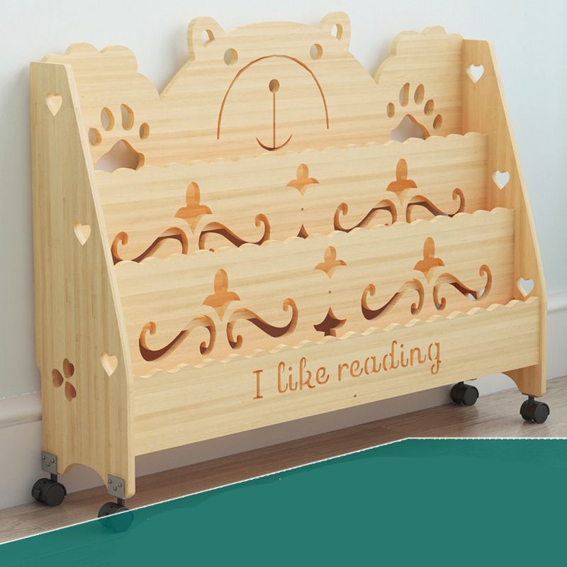 Libreria in stile scandinavo chiuso la libreria in legno massiccio per casa e ufficio