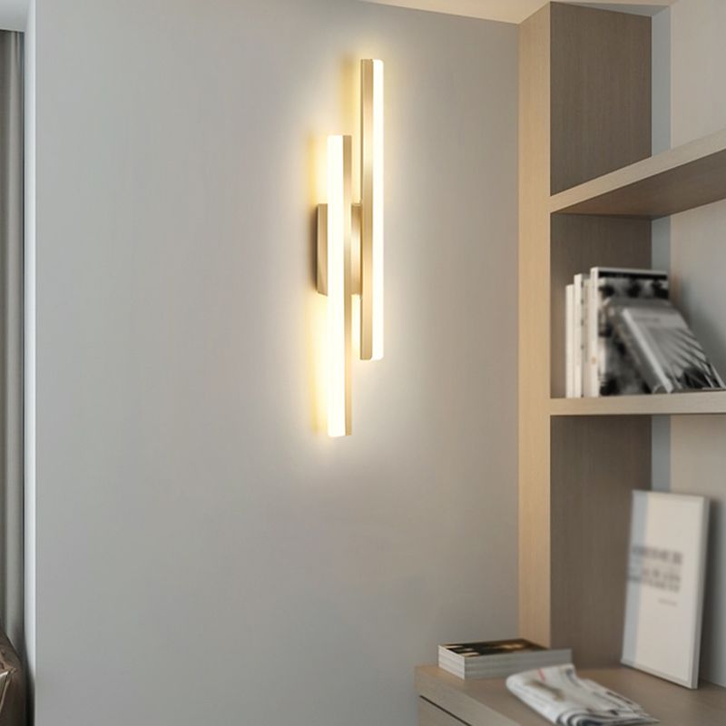 Nordischer Metall Wandleuchte goldene Wandleuchte für Wohnzimmer