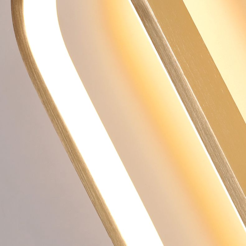 Modern Luxury LED Rotatable Wall Lamp Aluminium Oblong Wall Sconce with Silicone Shade