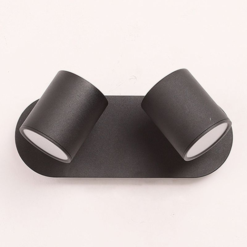 Metall Halbzylinder-Lesen Wandbeleuchtung moderne 2-leuchter Wandmontageleuchte