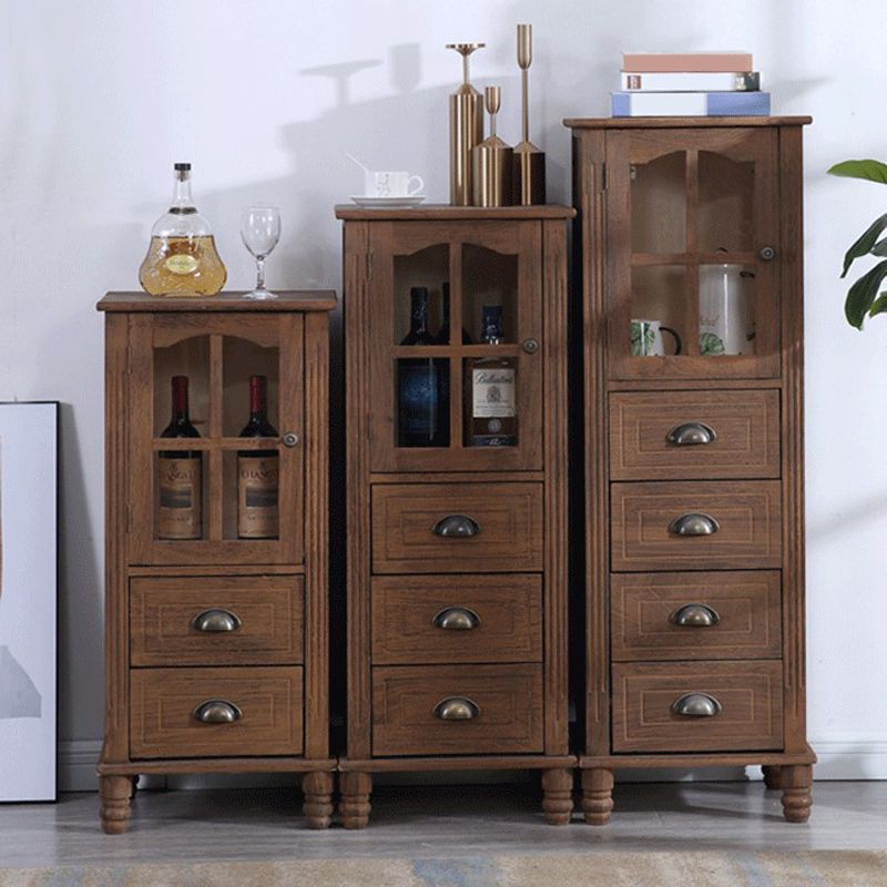 13.65-inch Width Coastal Storage Chest Dresser Solid Wood Storage Chest