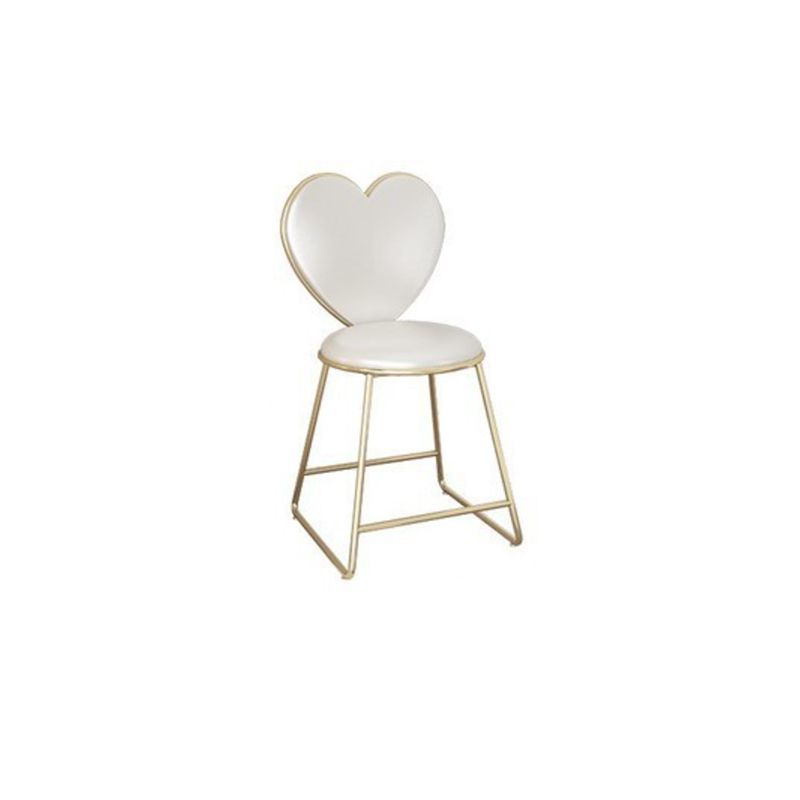 Glam 29.52 " Height 2-Drawer Makeup Table Wooden Vanity Stool