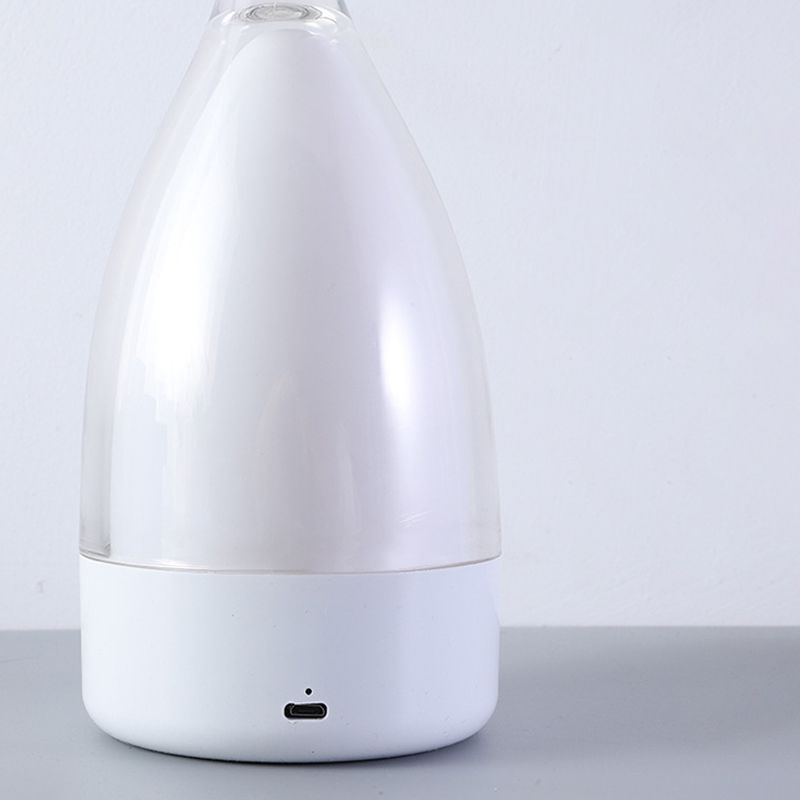 Bottle Shape Table Lamp Modern Style Glass Single Light Table Light